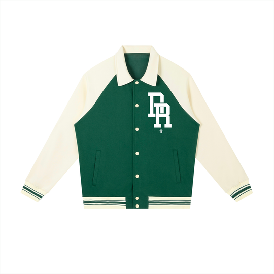 DR Independencde Contrast Raglan Sleeve Baseball Jacket