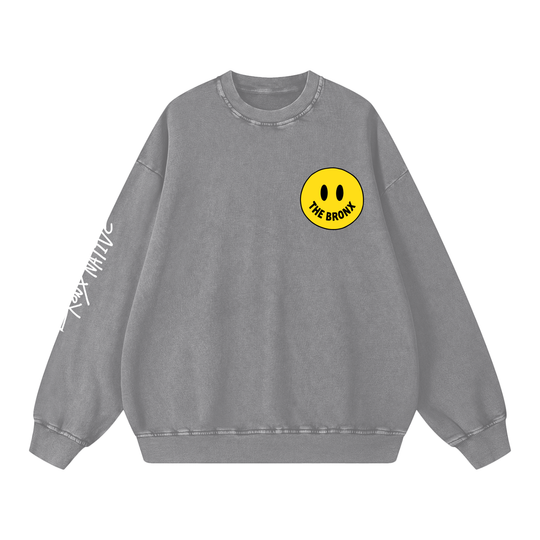 Snow Washed Oversized Sweatshirt