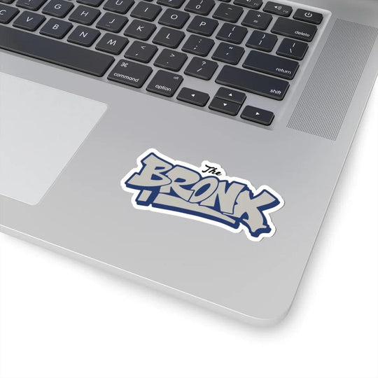 The Bronx Pinstripe Blue & Gray Sticker by Bronx Native