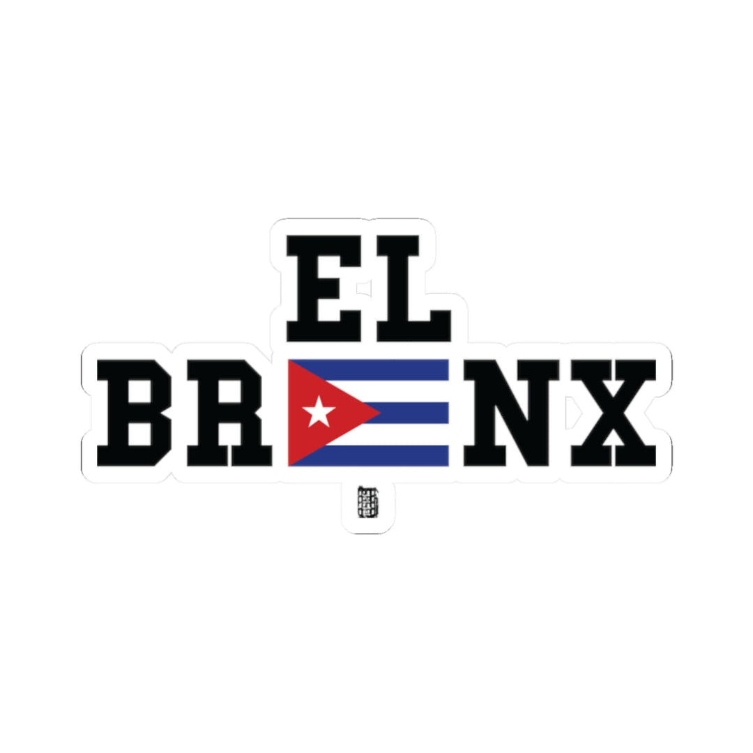 El Bronx Cuba Flag Sticker