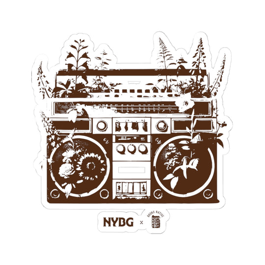 Rooted in the Bronx, Boom Box Sticker