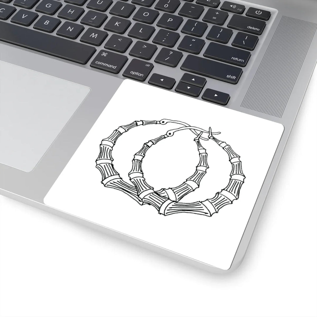 Starter Pack - Pantallas Bamboo Hoop Earrings Sticker