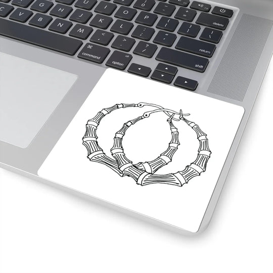 Starter Pack - Pantallas Bamboo Hoop Earrings Sticker