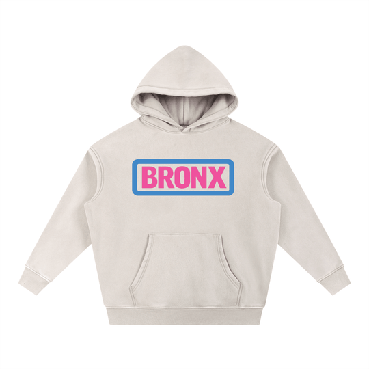 BRONX Snow Wash Fleece Oversize Hoodie by Bronx Native for New York summer