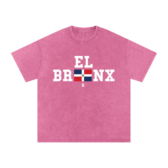 The Bronx (DR) Snow Washed Oversized Cotton T-Shirt