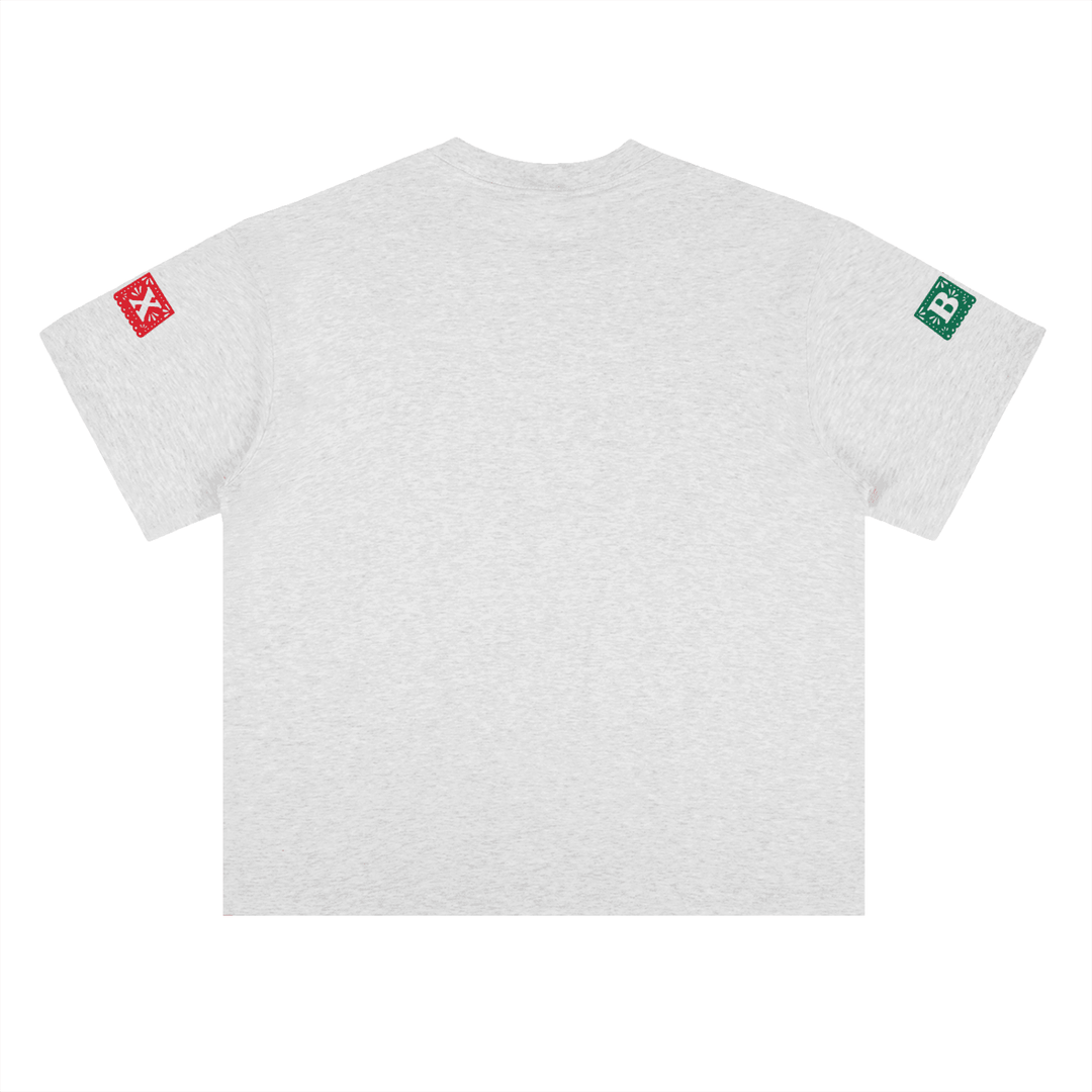 Que Viva La Raza Heavyweight Drop Shoulder Cotton T-Shirt by Bronx Native