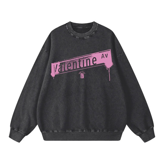 Snow Washed Oversized Sweatshirt