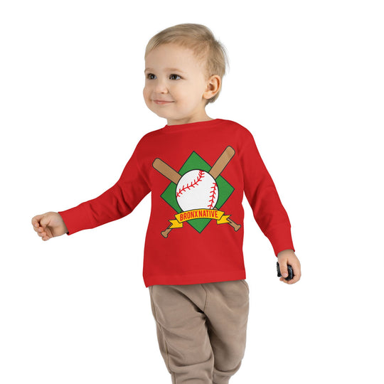 Bronx Native Baseball Toddler Long Sleeve Tee