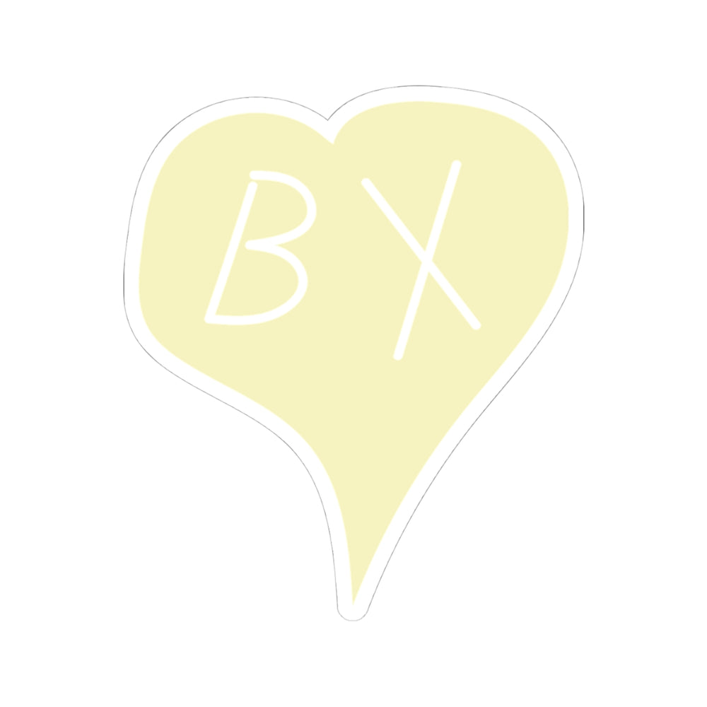 BX Heart Sticker