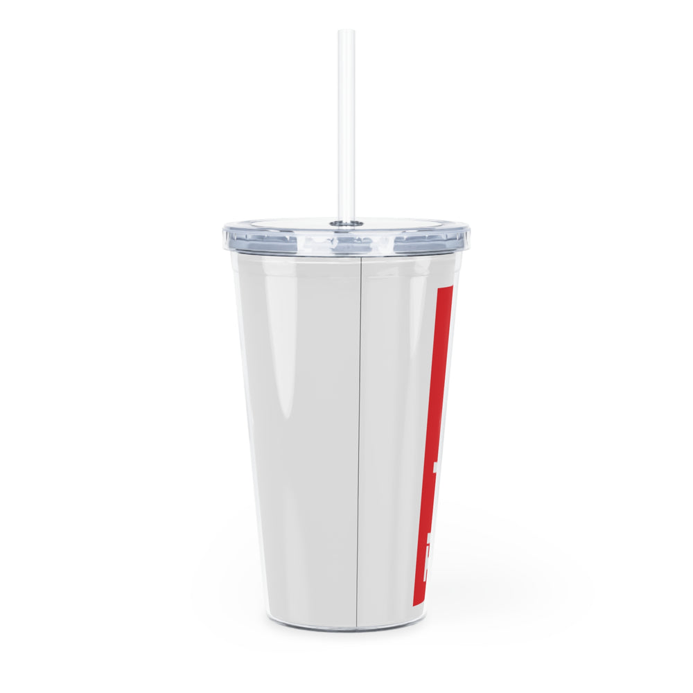 The Bronx Plastic Tumbler with Straw