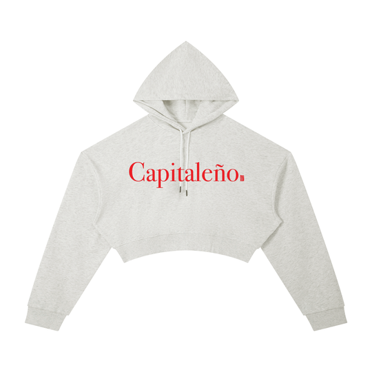 Capitaleño Womens Essential Cropped Hoodie