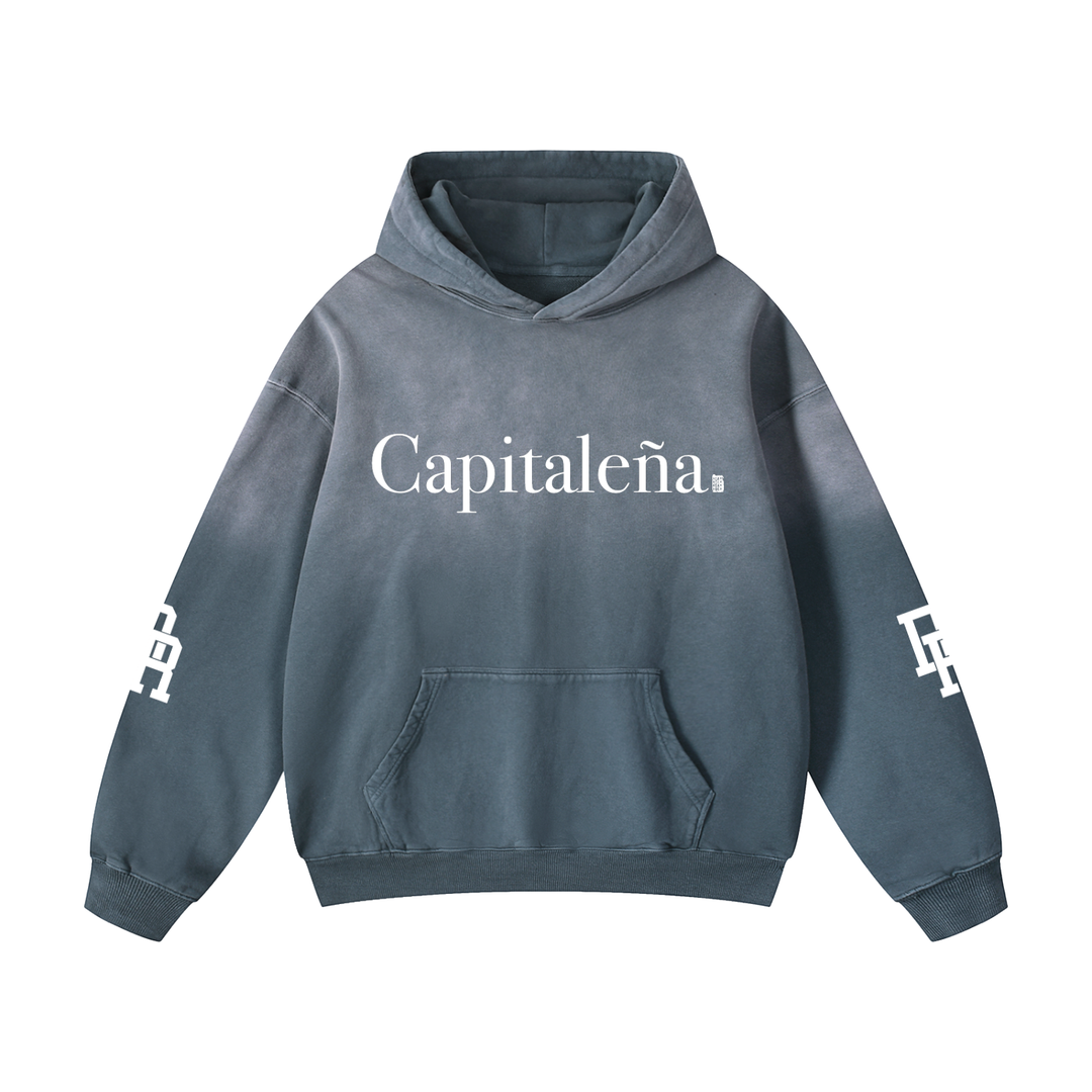 Capitaleña Heavyweight Sunfade Oversized Hoodie