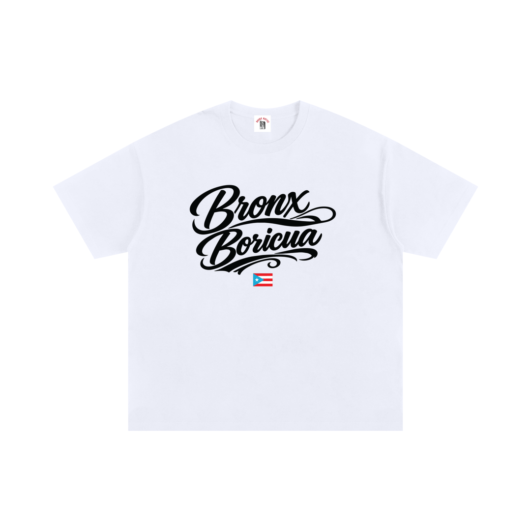 Bronx Boricua PR Edition Unisex Oversized Cotton T-Shirt by Bronx Native - Puerto Rico Collection