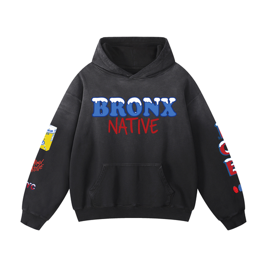 Bodega Ice Heavyweight Sunfade Oversized Hoodie