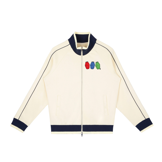 Quarter Waters Color Block Raglan Sleeve Zip Track Jacket