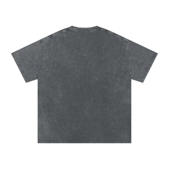 Snow Washed Oversized Cotton T-Shirt by Bronx Native