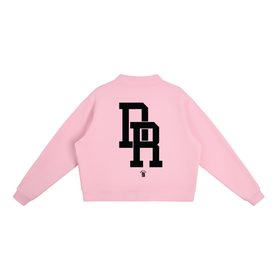 Dominican Republic Essential Fleece Mock-Neck Crew Sweatshirt