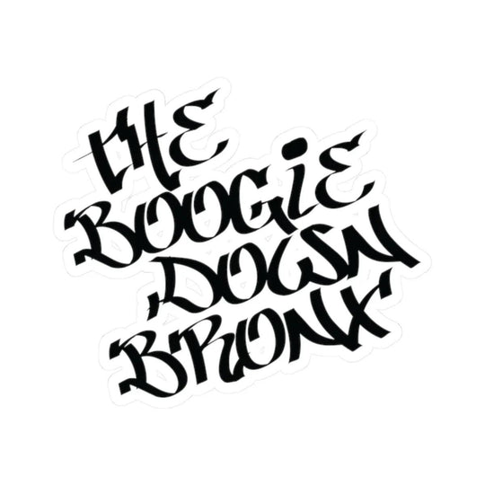 The Boogie Down Bronx Black Sticker
