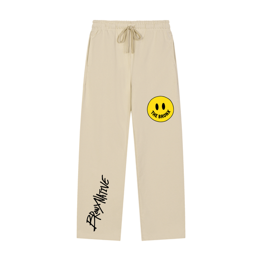 Have a Bronx Day Solid Color Straight-Leg Sweatpants