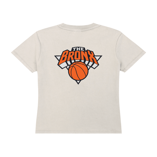 Bronx Basketball 2026 Playoff Edition Women's Vintage Wash Drop Shoulder T-shirt by Bronx Native