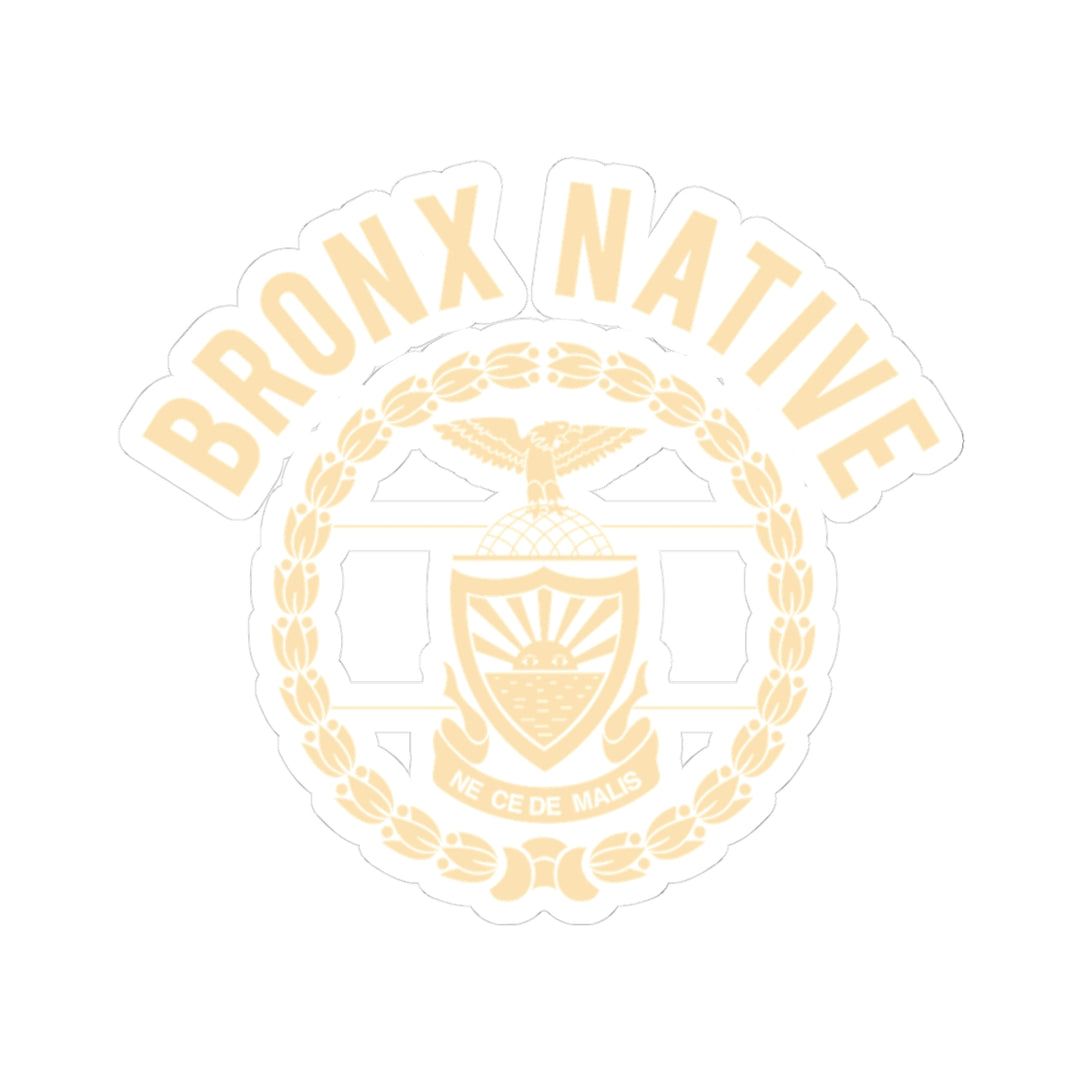 Bronx Native Crest (Gold) Sticker