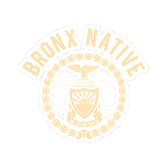 Bronx Native Crest (Gold) Sticker