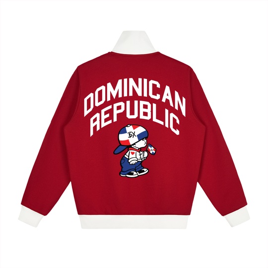 DR Independence Contrast Side Stripe Fleece Track Jacket