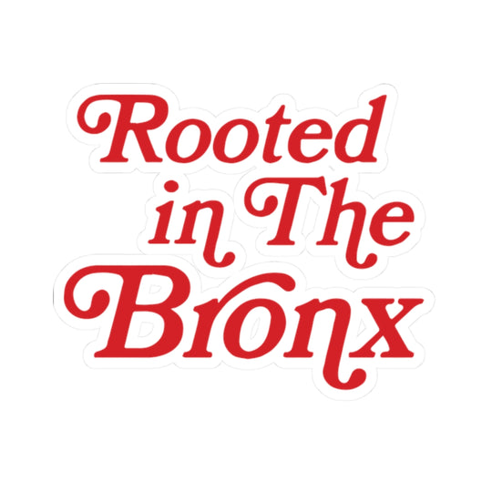 Rooted in The Bronx Red Sticker