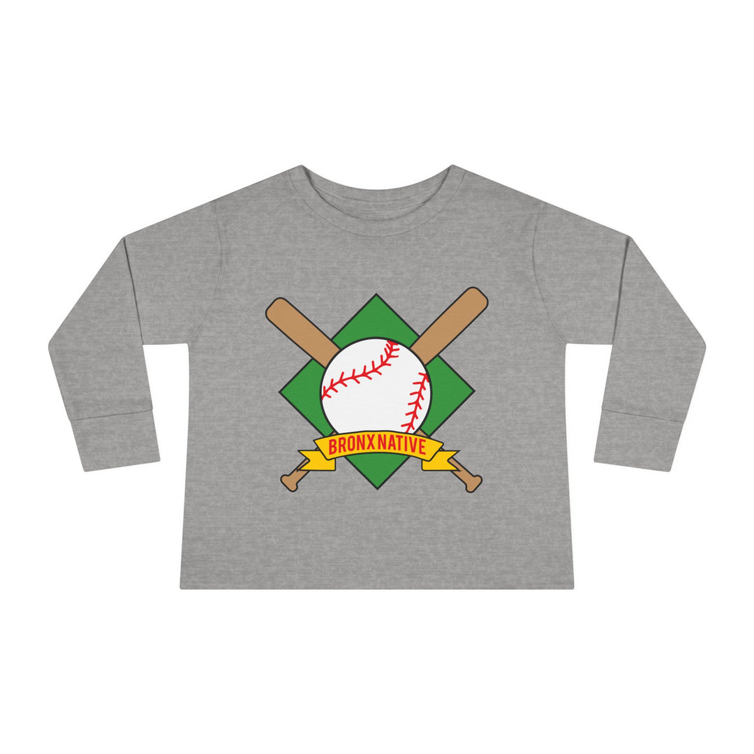 Bronx Native Baseball Toddler Long Sleeve Tee