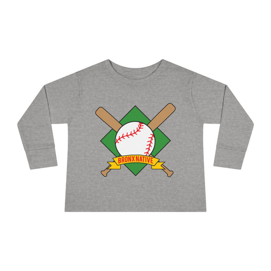 Bronx Native Baseball Toddler Long Sleeve Tee
