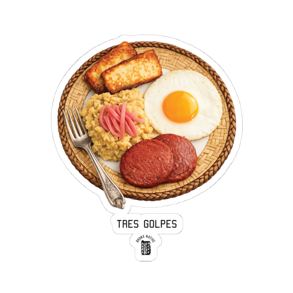 Tres Golpes DR Sticker