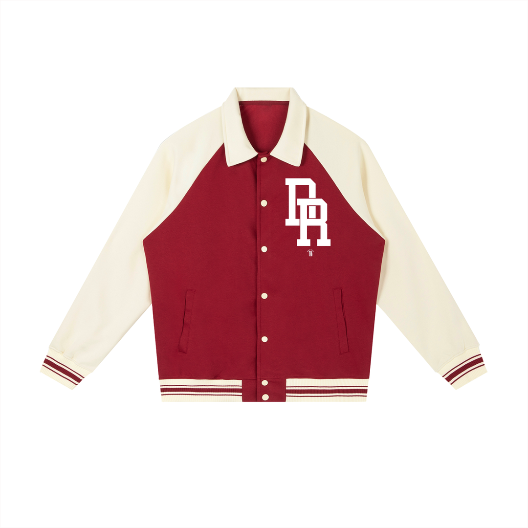 DR Independencde Contrast Raglan Sleeve Baseball Jacket