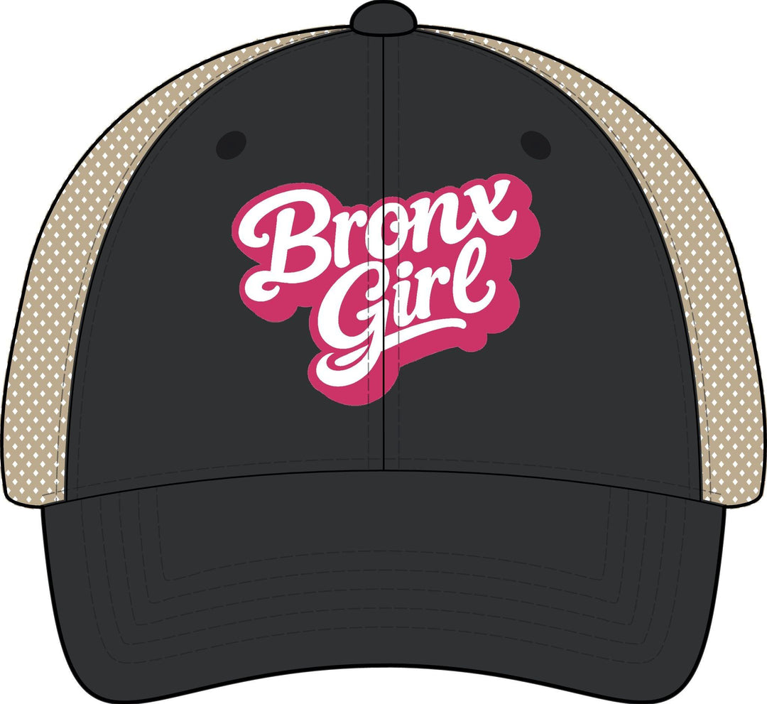 Bronx Girls' Embroidered Washed Mesh-Back Cap by Bronx Native