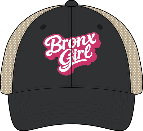 Bronx Girls' Embroidered Washed Mesh-Back Cap by Bronx Native