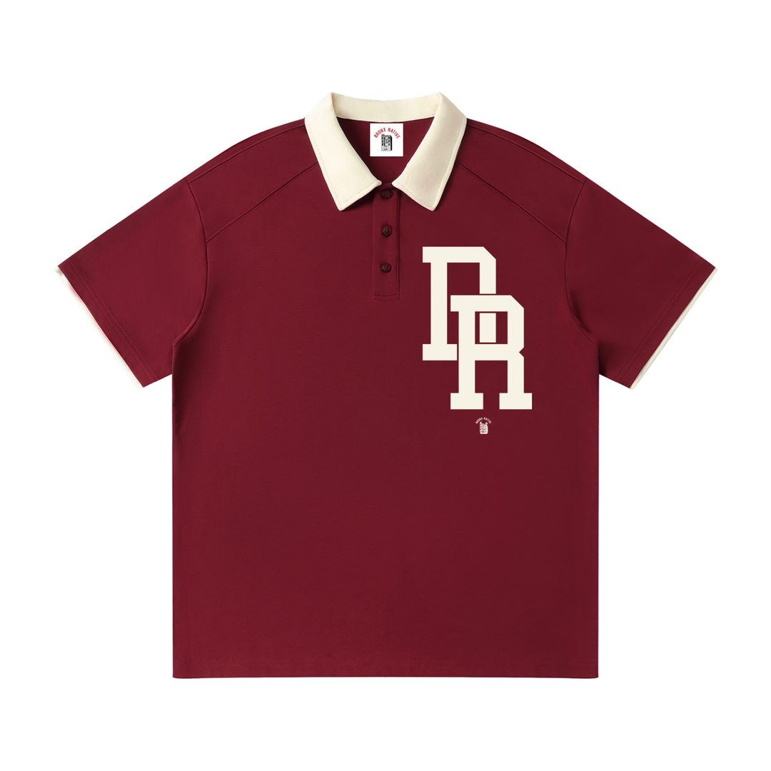 DR Contrast Collar Raglan Polo Shirt