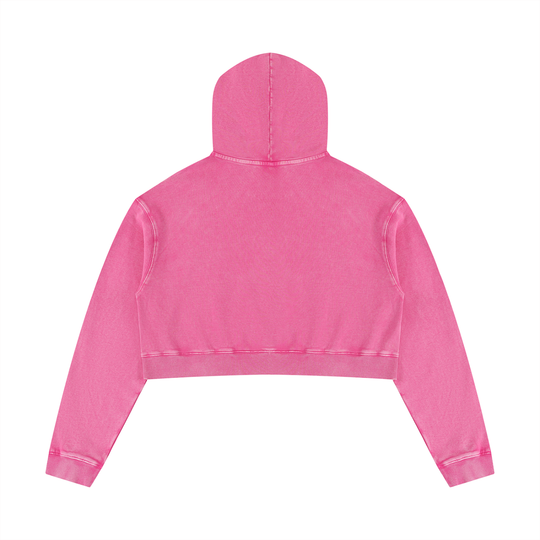 BX x BK 30th Anniversary Mineral Wash Crop Hoodie by Bronx Native — BX x BK 30th Anniversary Stadium Series product image