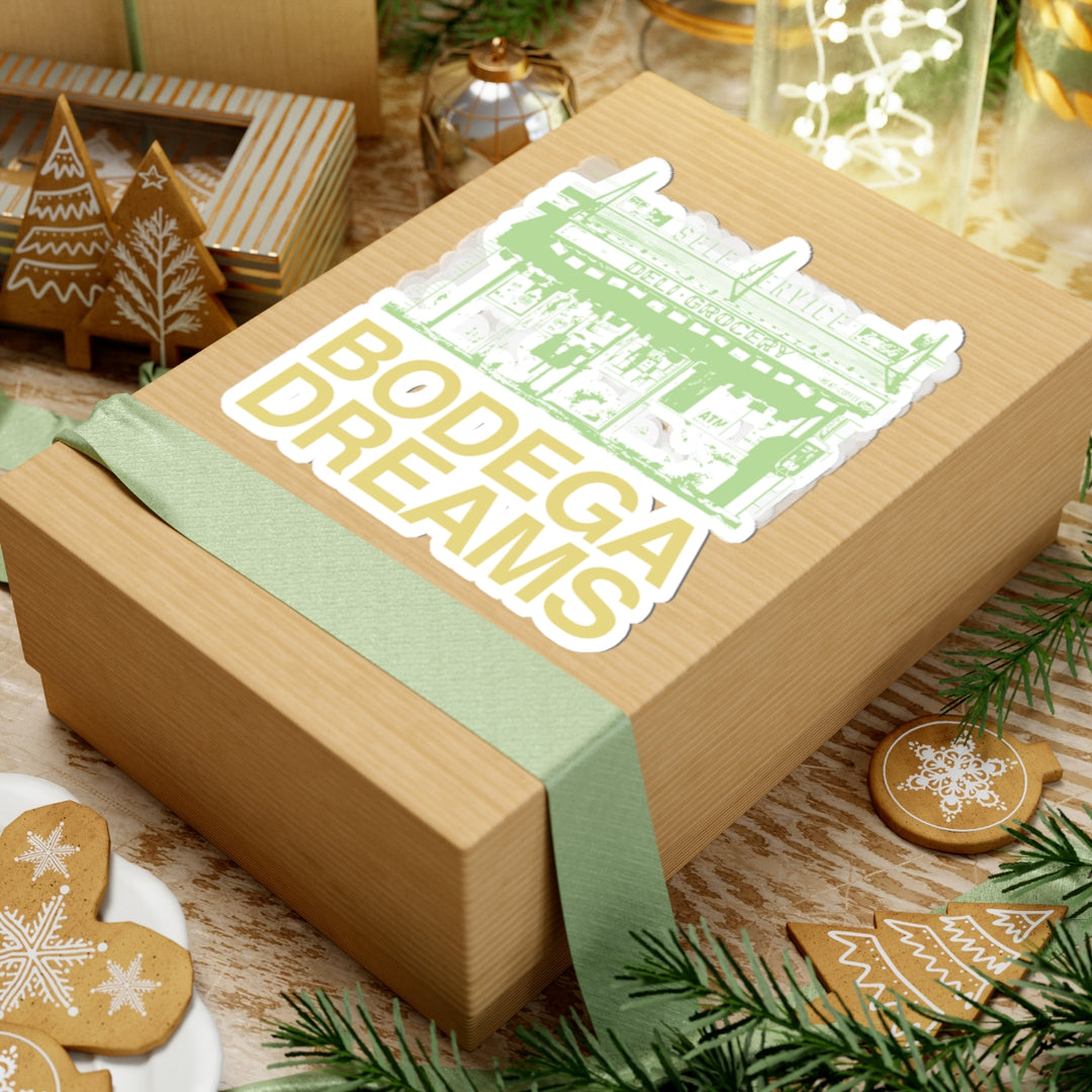 Bodega Dreams Sticker (Bright Green & Gold)