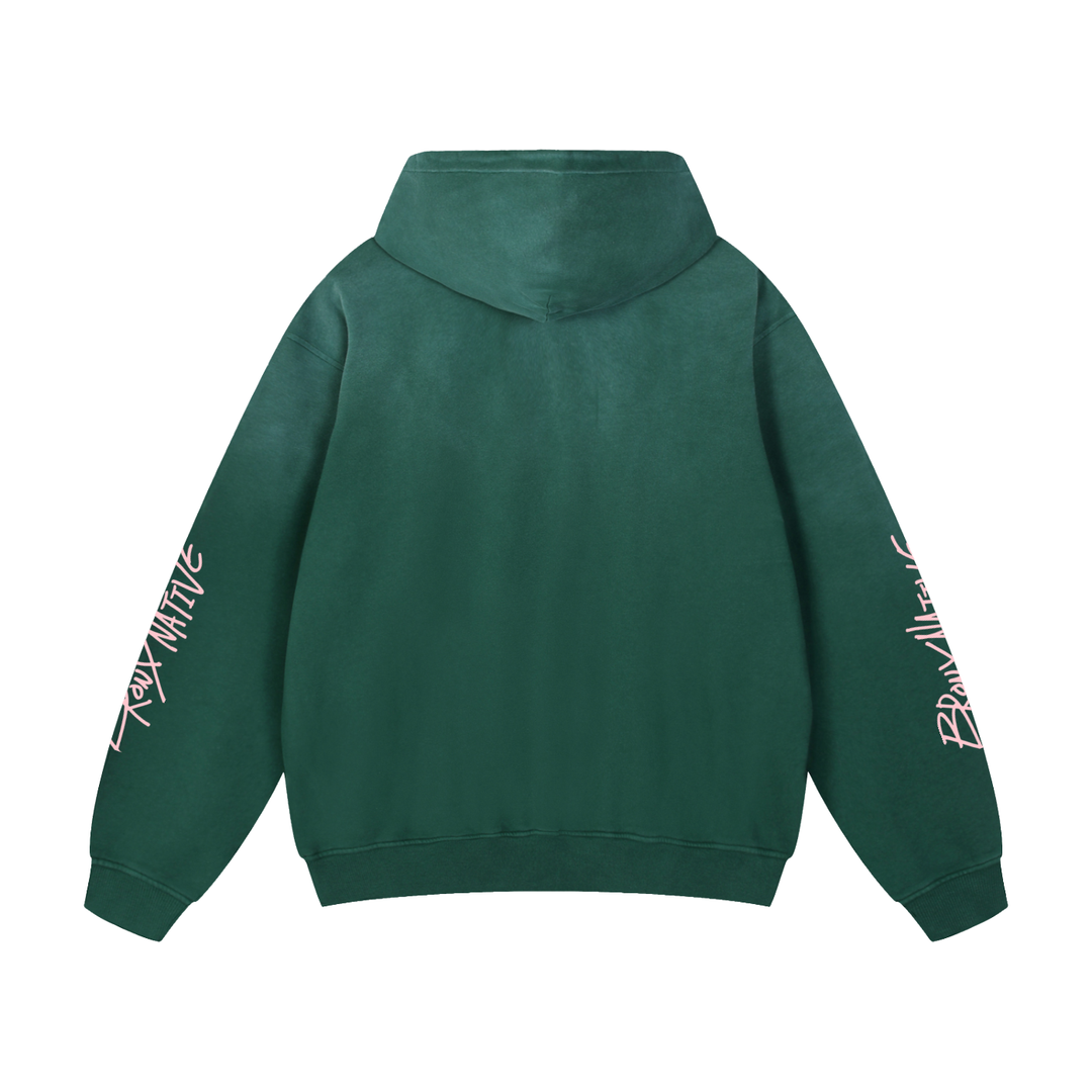 Mujer Del Bronx Heavyweight Sunfade Oversized Hoodie