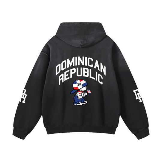 Cibaeña Heavyweight Sunfade Oversized Hoodie