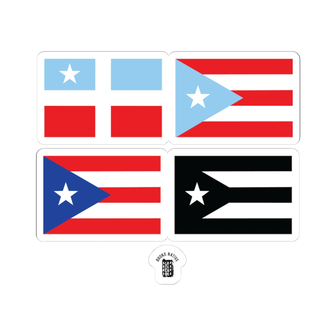 PR Edition Flags Sticker by Bronx Native - Puerto Rico Collection
