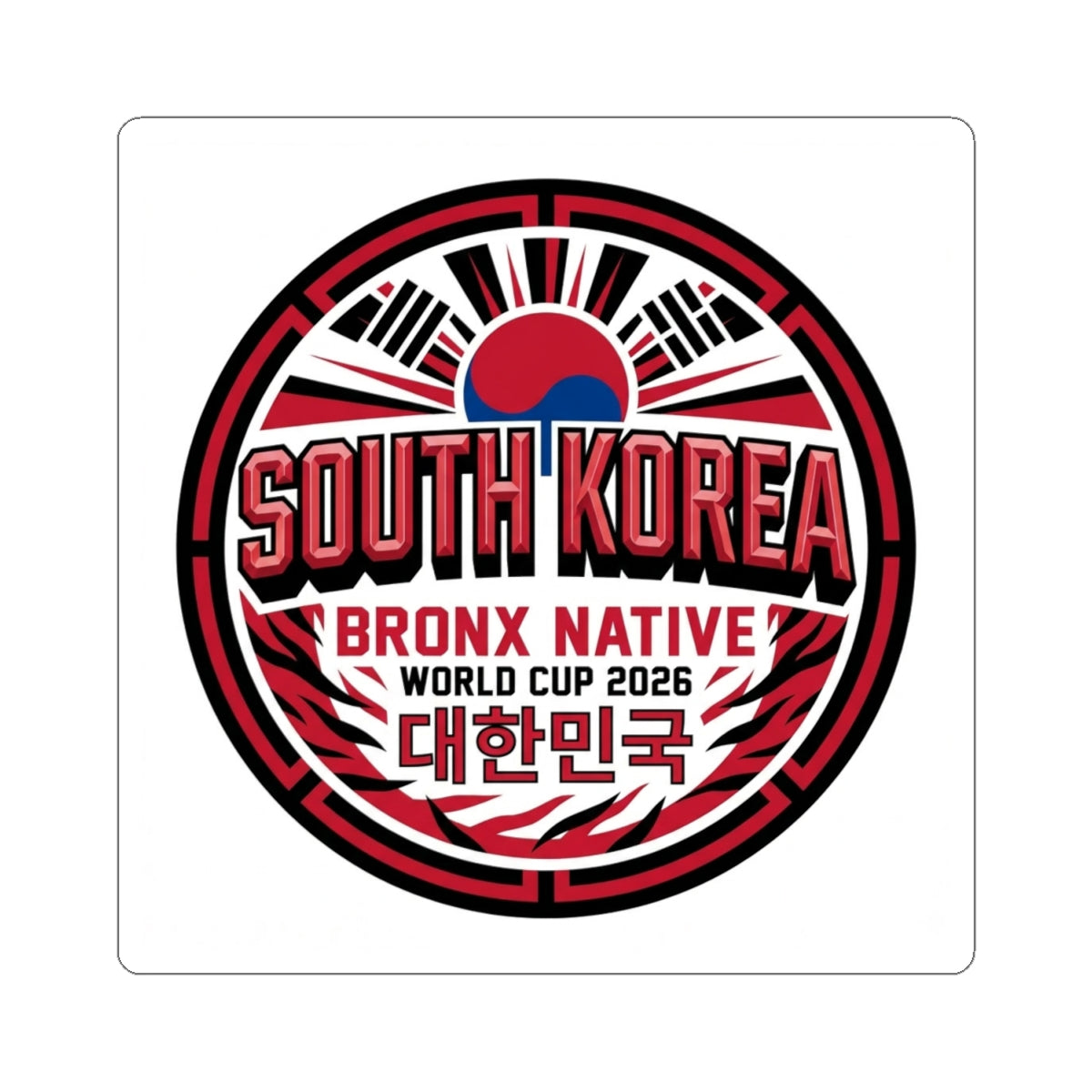 South Korea World Cup Soccer Sticker | Bronx Native – Bronx Native