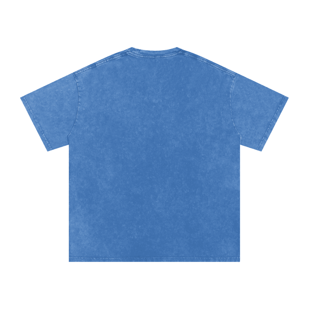 Bad Bunny Bowl Snow Washed Oversized Cotton T-Shirt