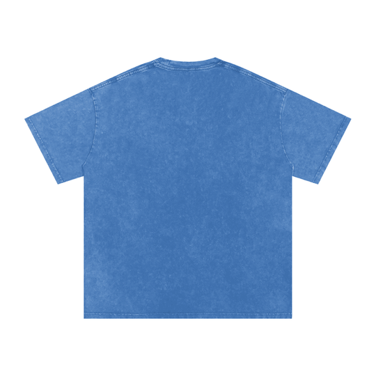 Bad Bunny Bowl Snow Washed Oversized Cotton T-Shirt