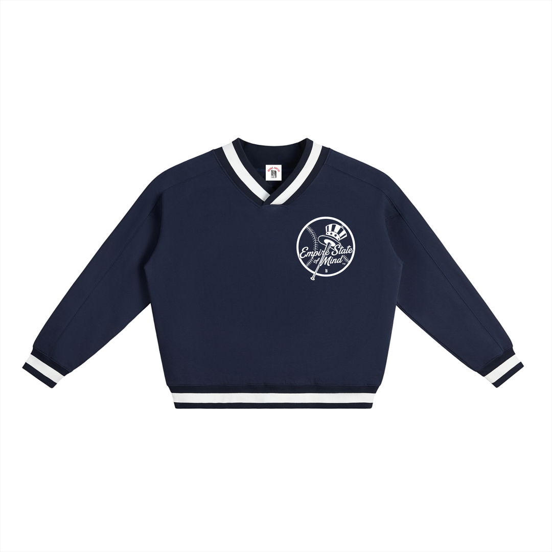 BX x BK 30th Anniversary V-Neck Boxy Sweatshirt by Bronx Native — BX x BK 30th Anniversary Stadium Series product image