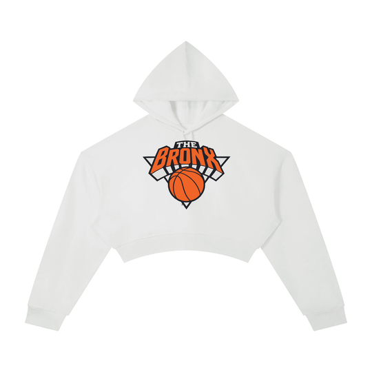 Bronx Basketball 2026 Playoff Edition Women's Essential Cropped Hoodie by Bronx Native