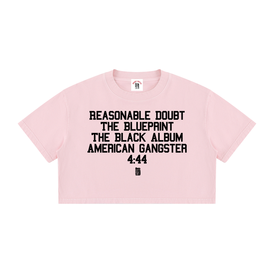 BX x BK 30th Anniversary Mineral Wash Crop Tee by Bronx Native — BX x BK 30th Anniversary Stadium Series product image