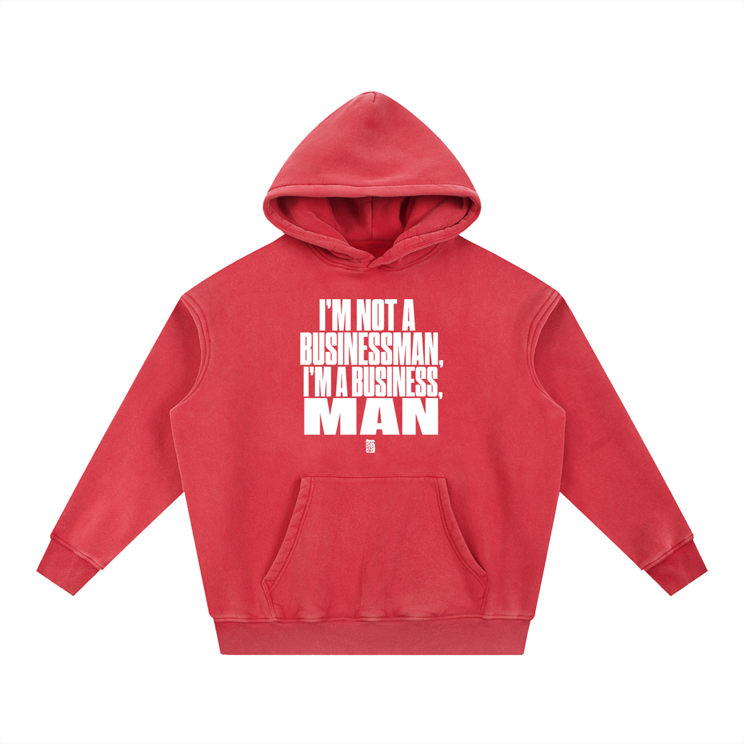 Snow Wash Fleece Oversize Hoodie