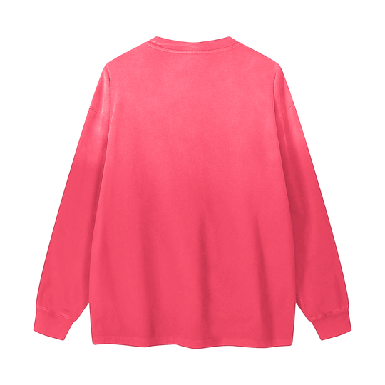 El Malo Del Bronx Gradient Washed Long Sleeve T-Shirt by Bronx Native for New York summer