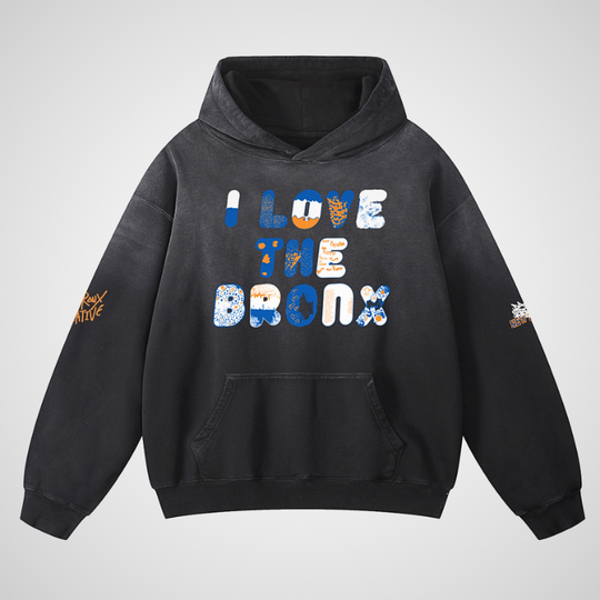 I L🧡💙VE The Bronx Heavy Oversized Hoodie