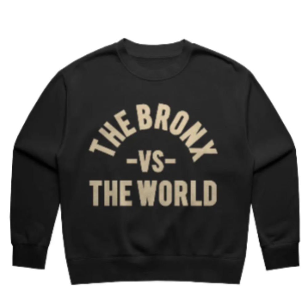 The Bronx vs The World Womens Relax Faded Crew